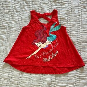 Red vintage Little Mermaid child’s tank top